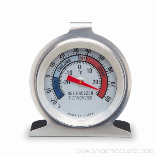 Bimetal Fridge Thermometer Stainless Steel